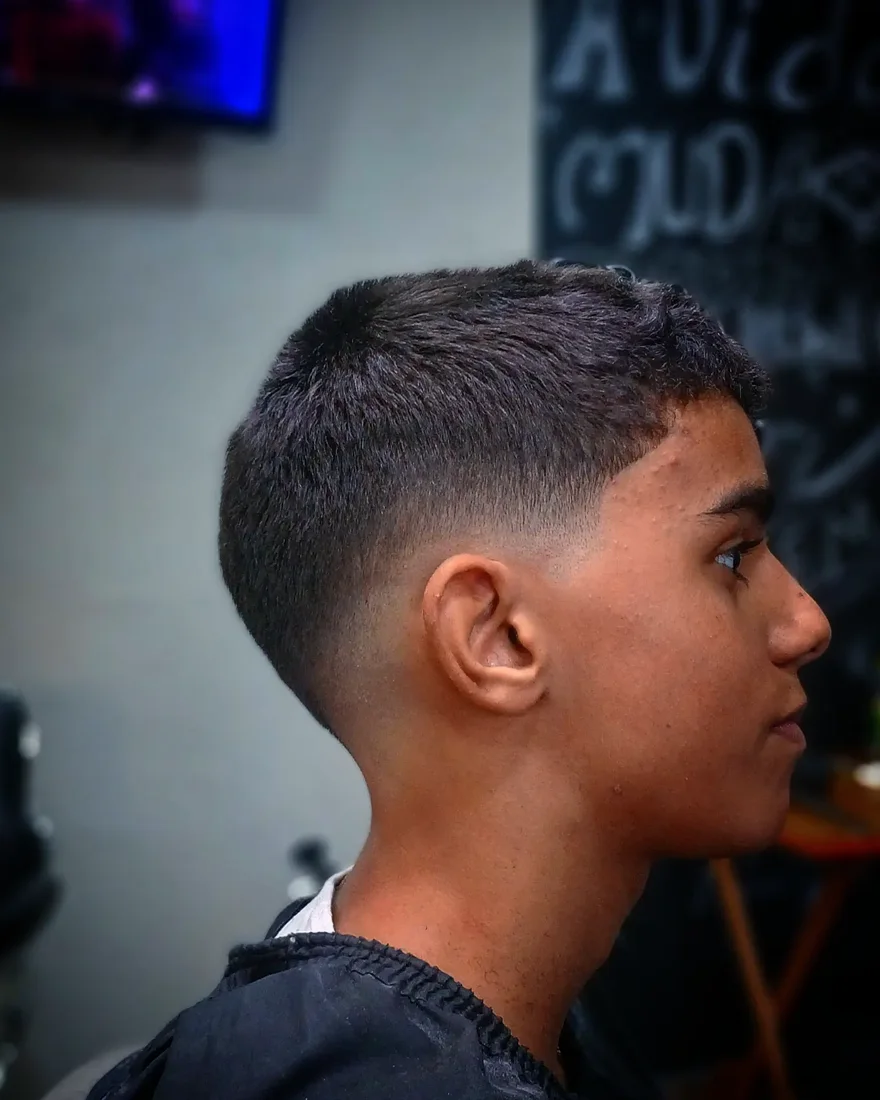Degradê feito na Barbearia Carvalho, Niterói