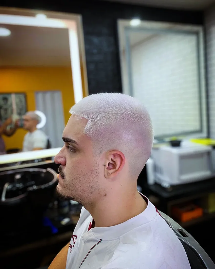 Nevou feito na Barbearia Carvalho, Niterói